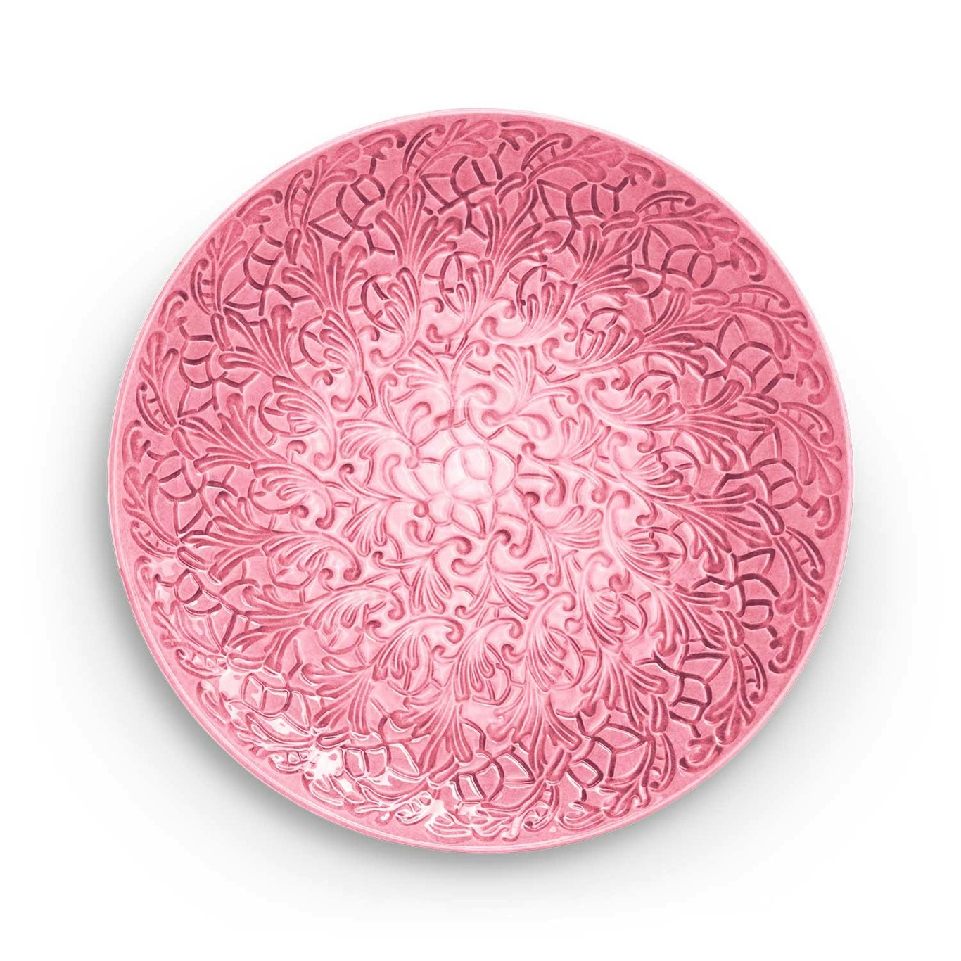 Lace Platter 34 cm, Pink