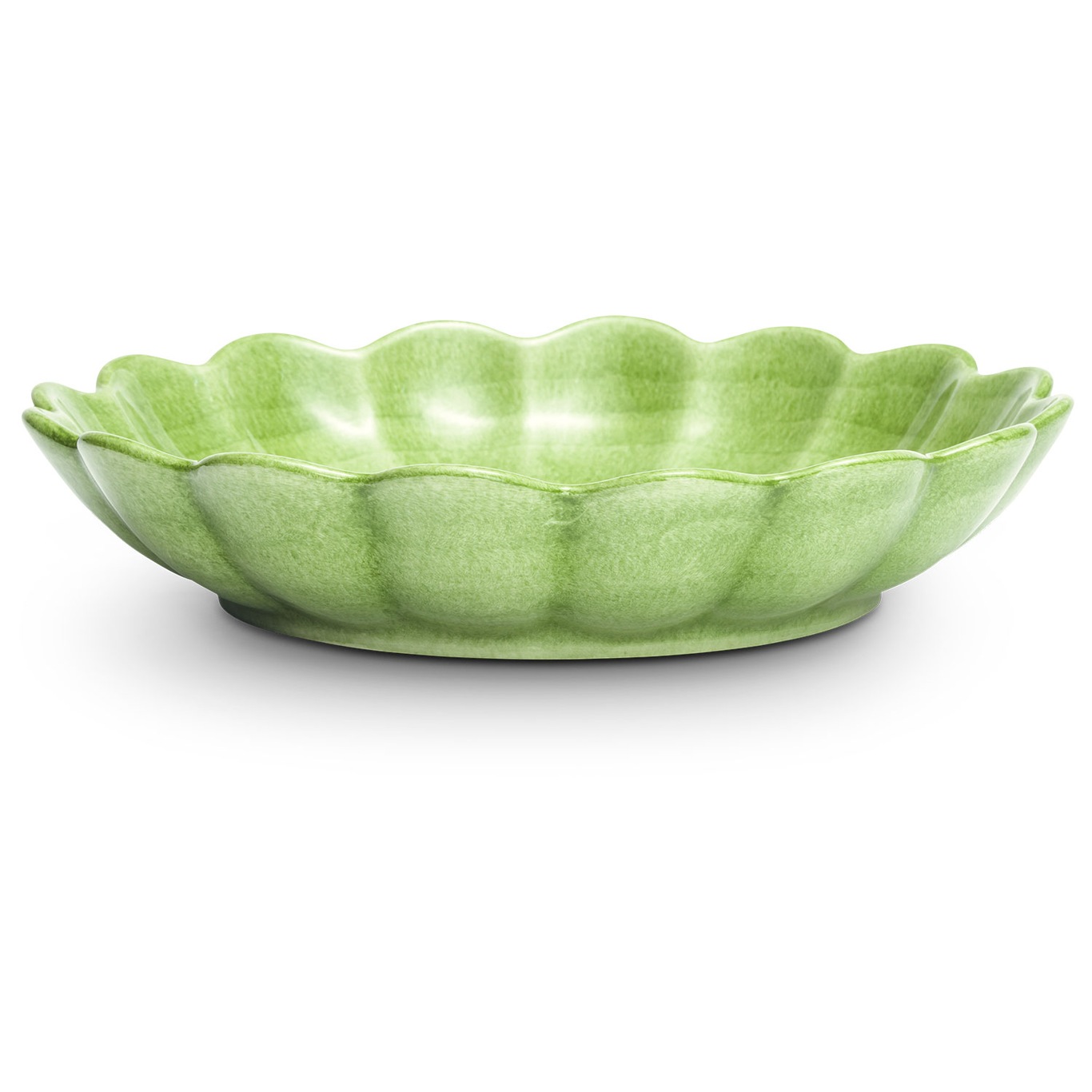 Oyster Bowl 24 cm, Green