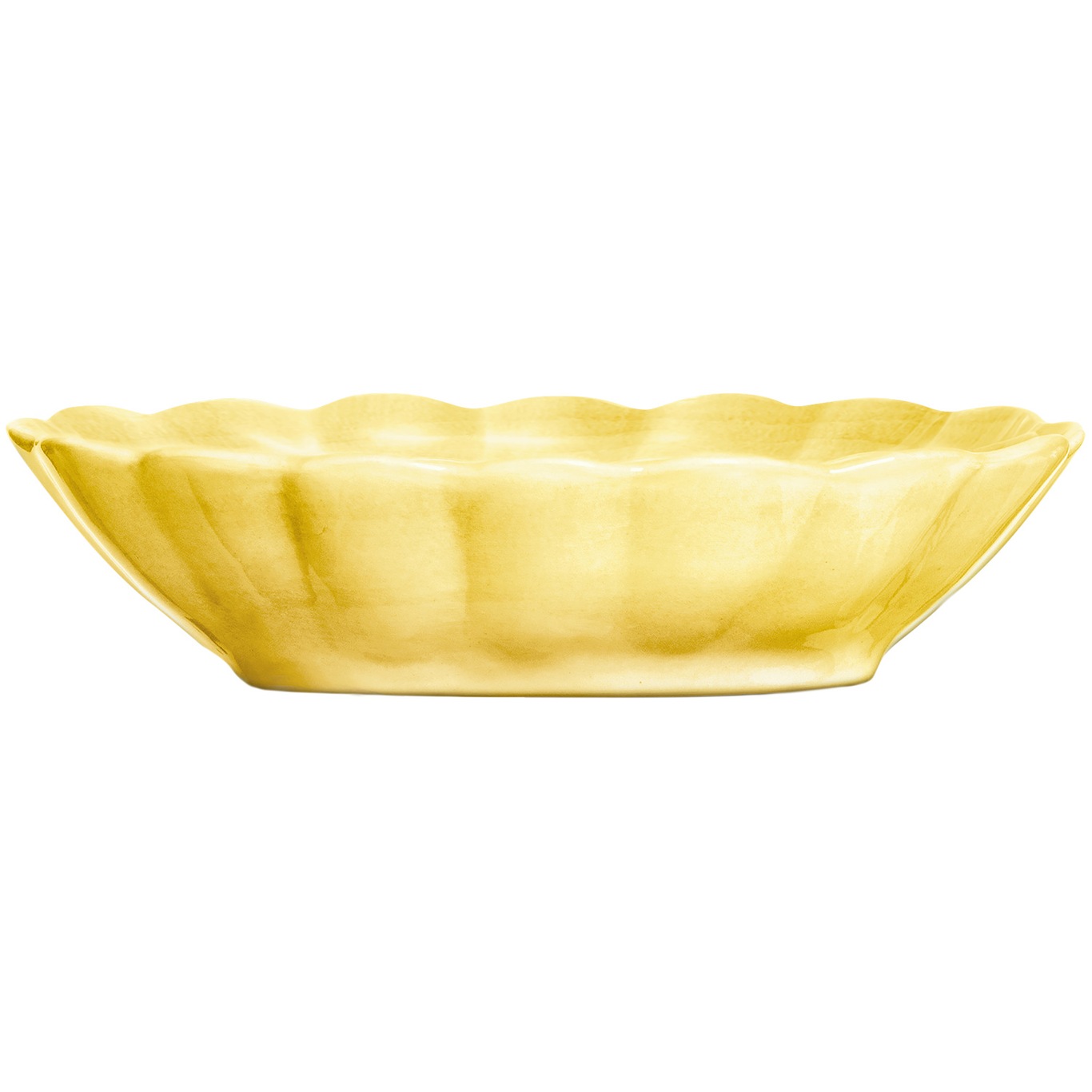 Oyster Bowl 75 cl, Yellow