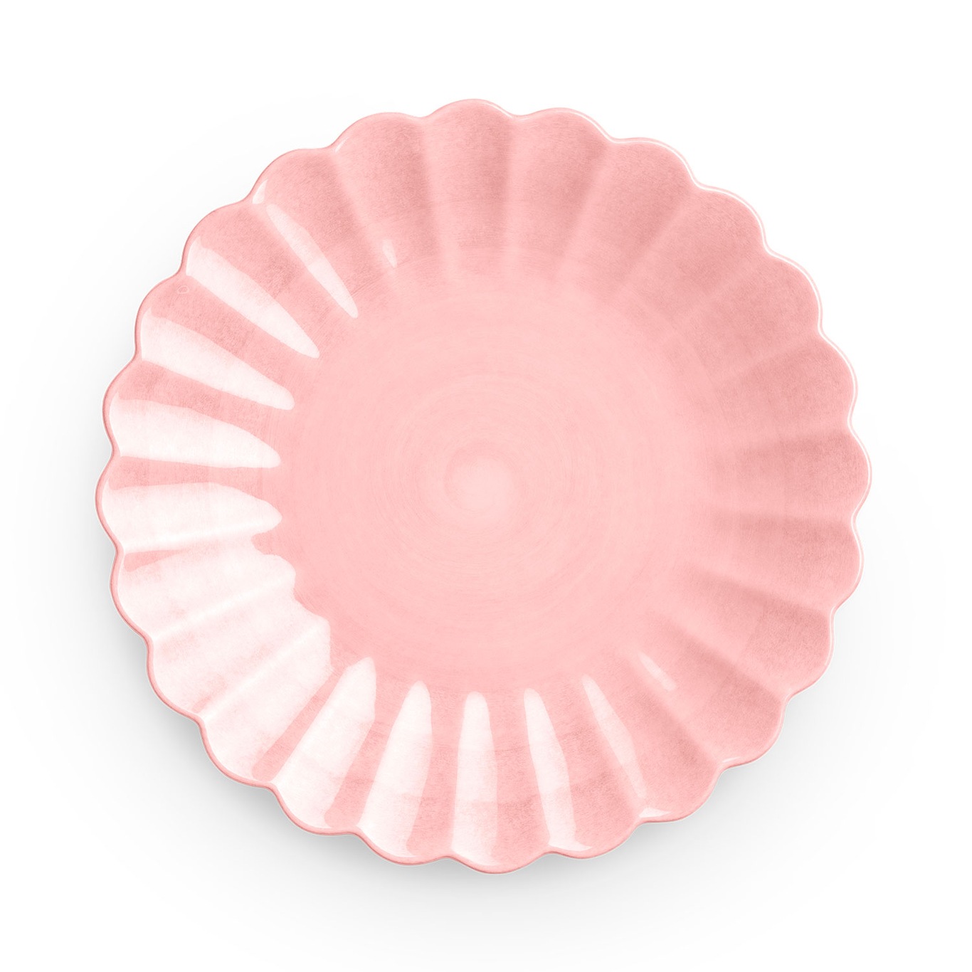 Oyster Plate, Light pink, 20 cm