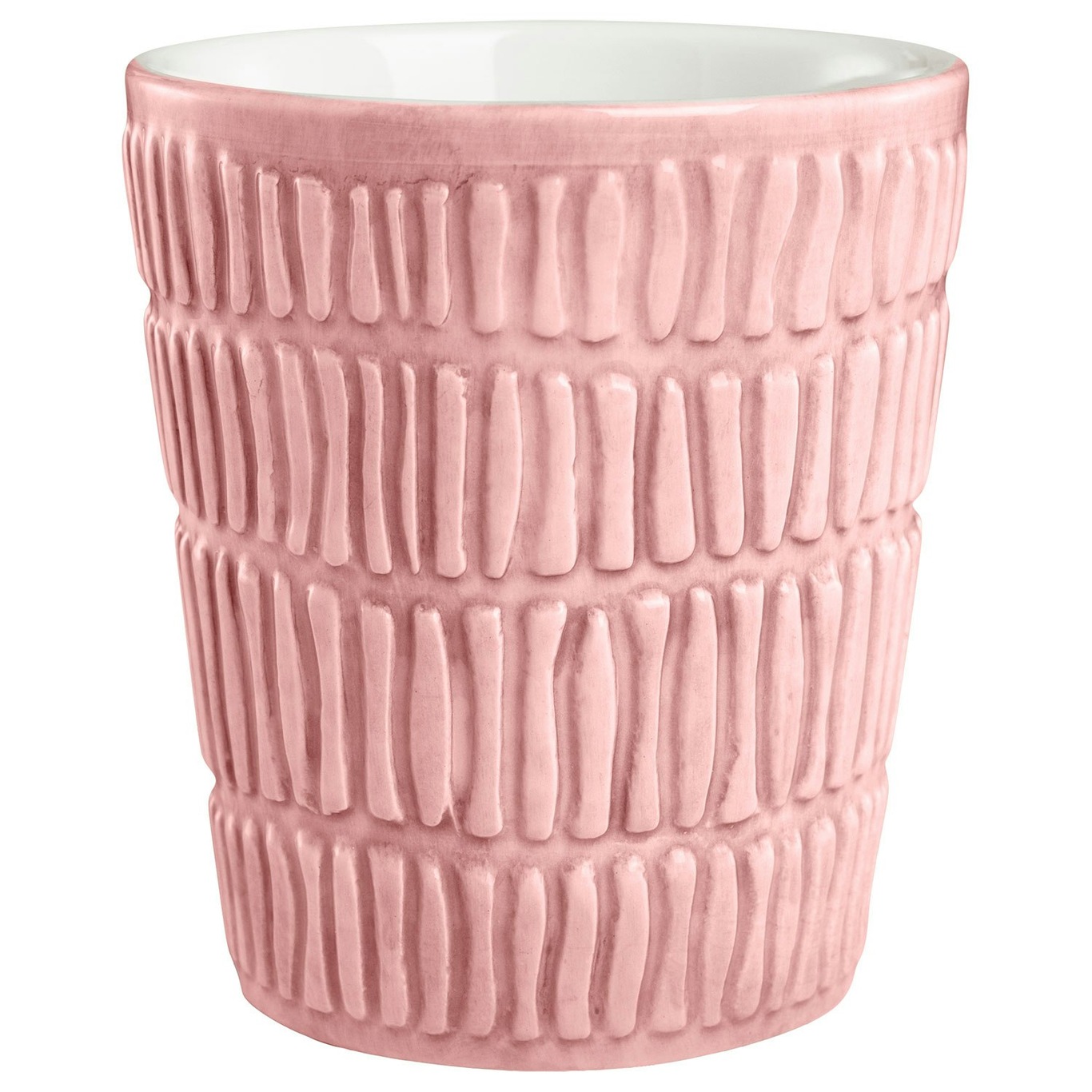 Stripes Mug 30 cl, Light pink