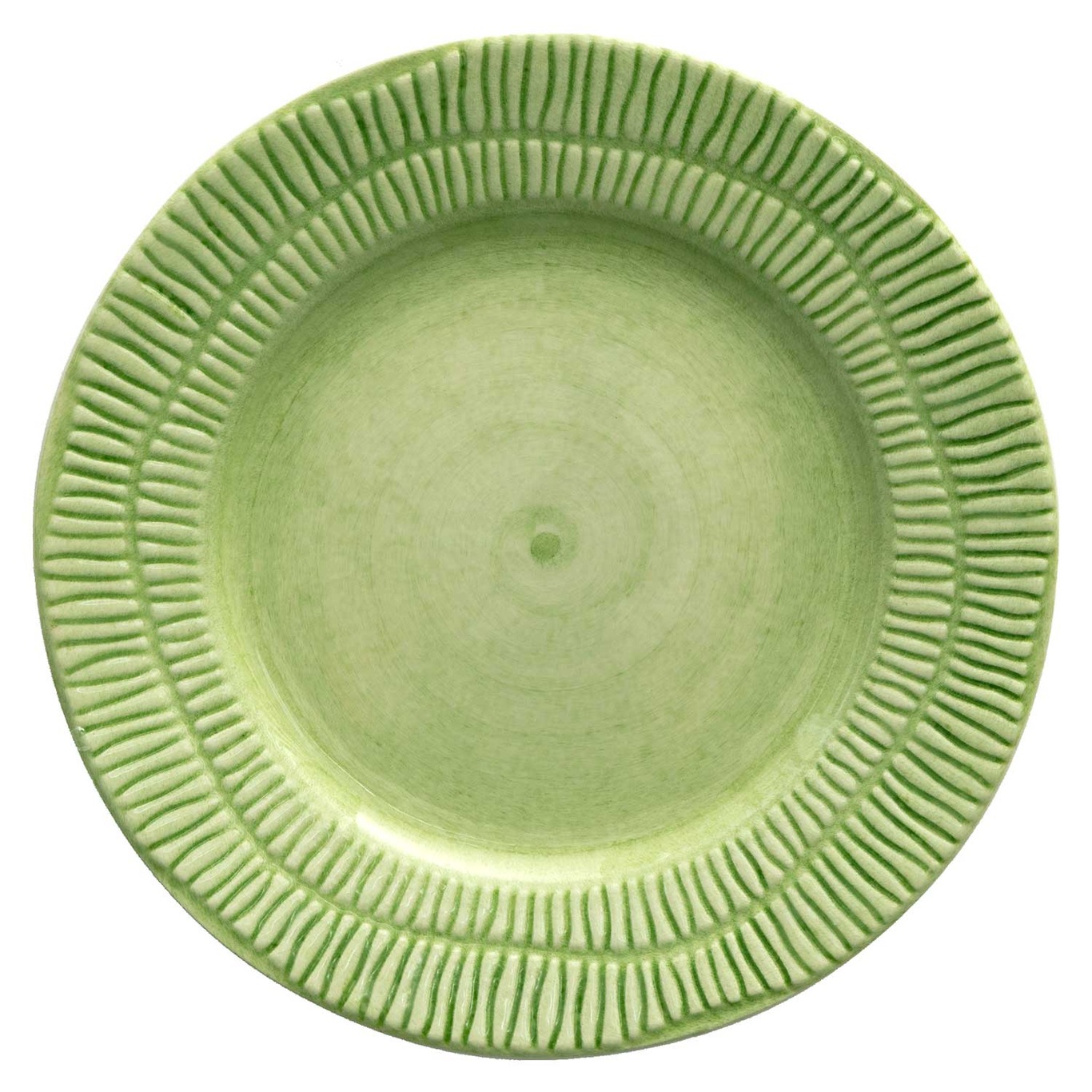 Stripes Plate 21 cm, Green