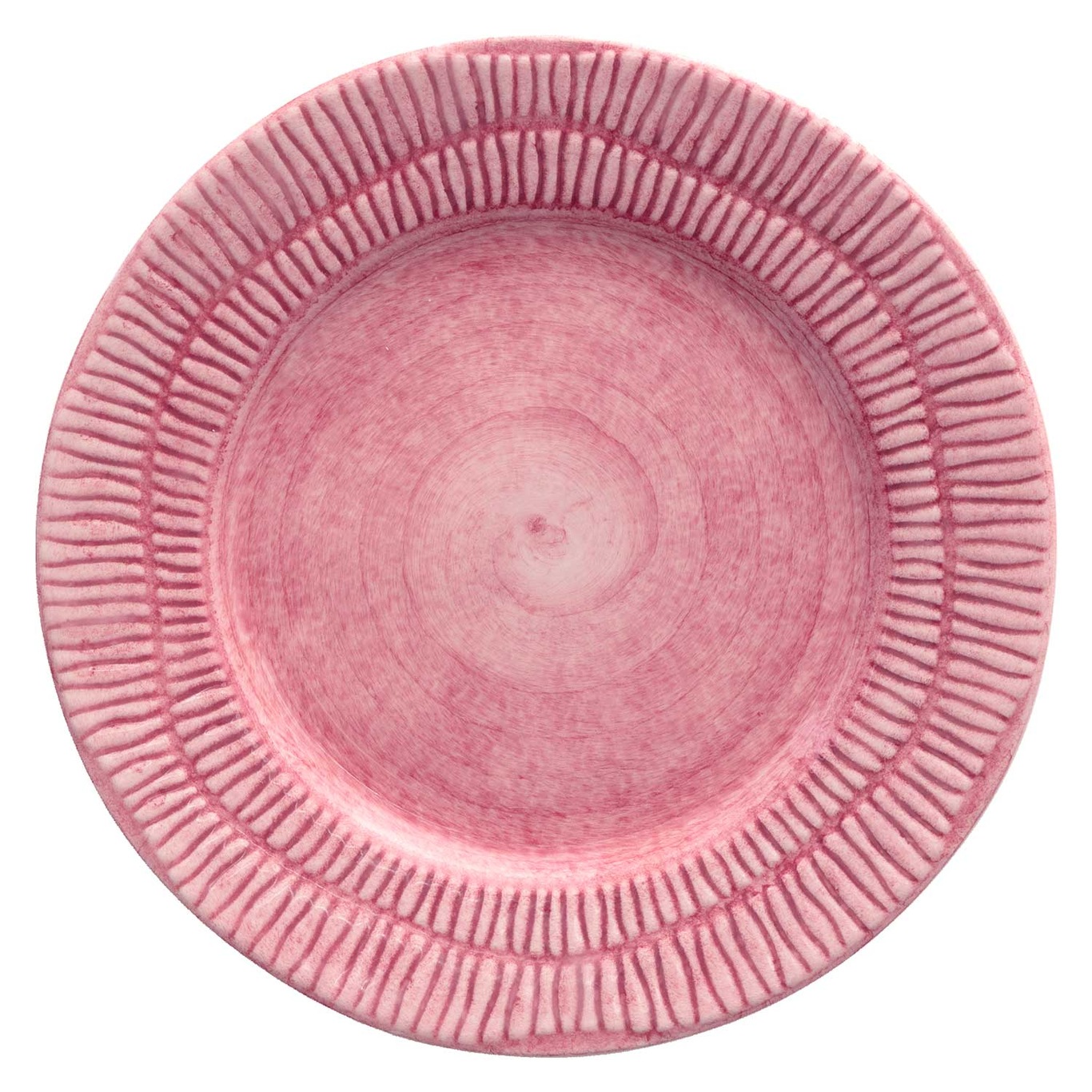 Stripes Plate 21 cm, Pink