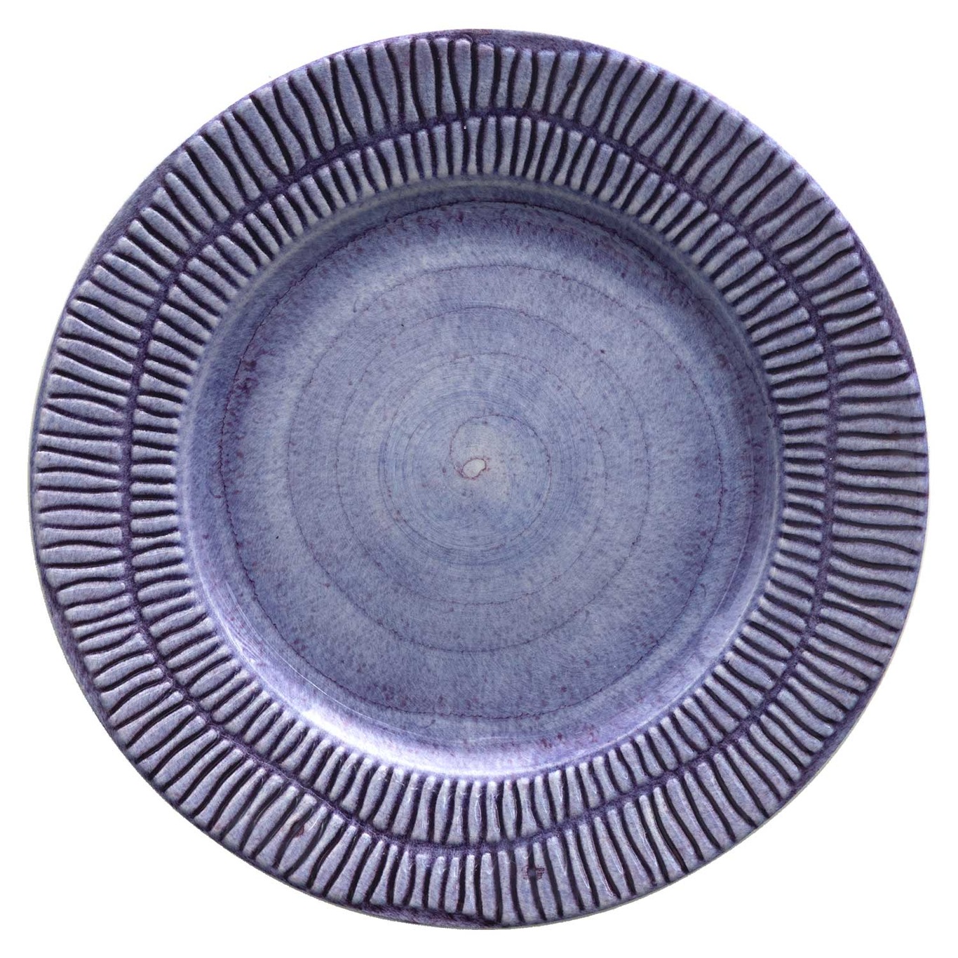 Stripes Plate 21 cm, Violet