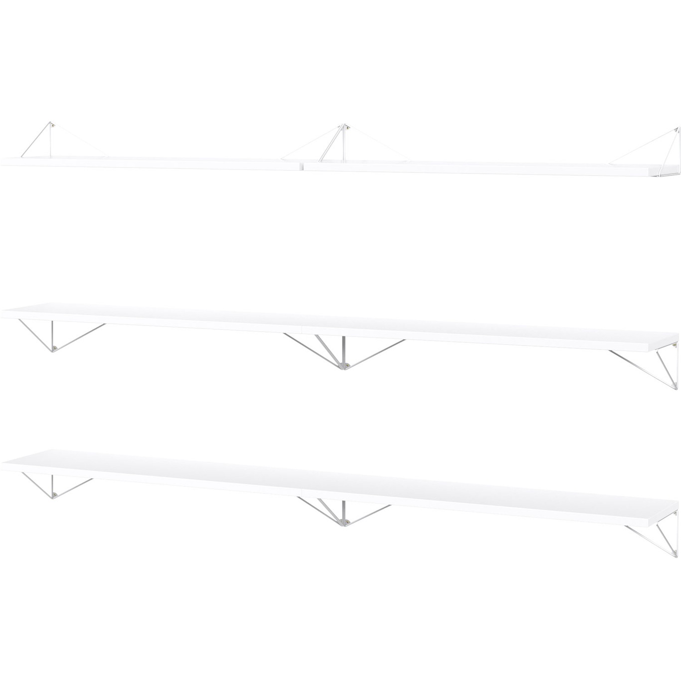 Pythagoras Shelf Set 6 Shelves, White