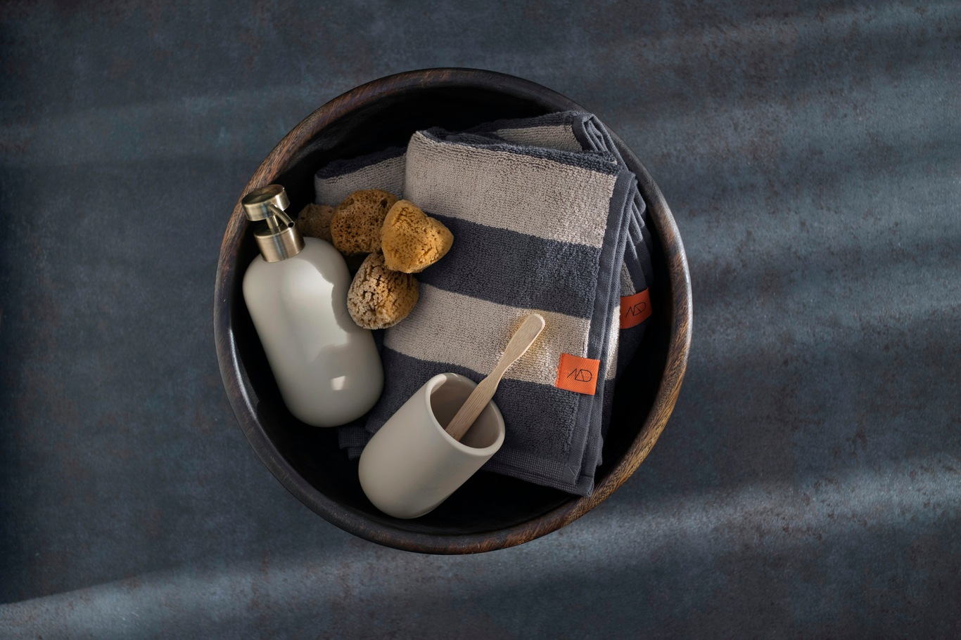 Checks Rust Towel 2-pack, 30x50 cm - Garbo & Friends @ RoyalDesign