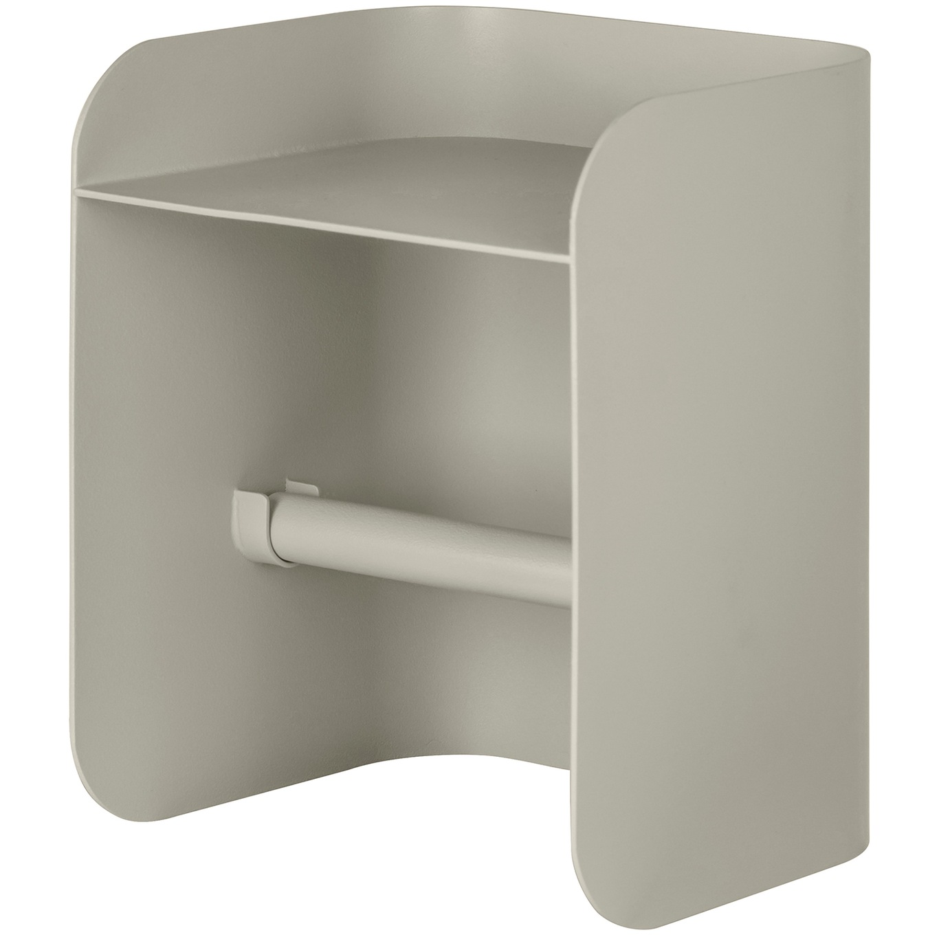 Carry Toilet Roll Holder, Sand Grey