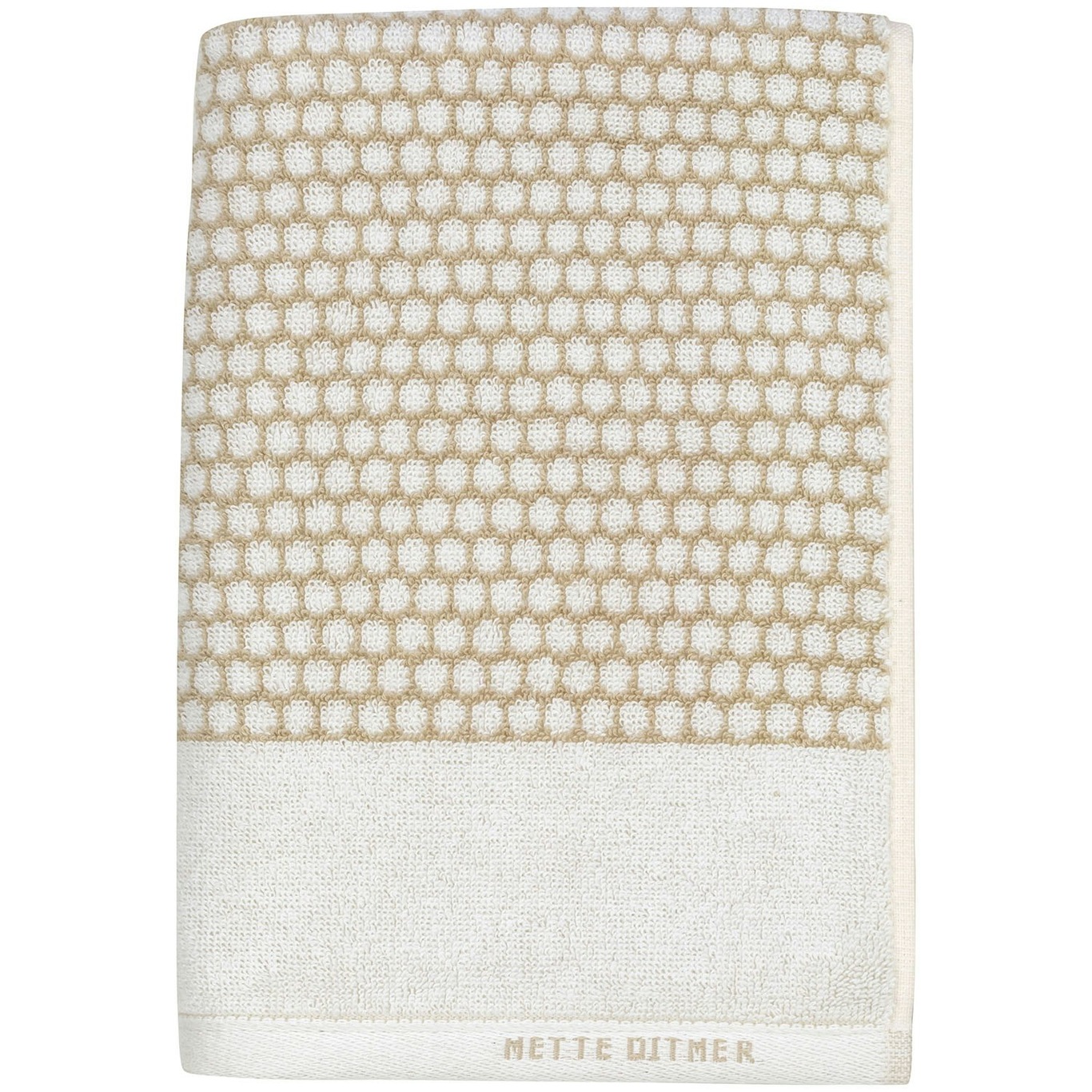 Grid Towel Sand, 140x70 cm