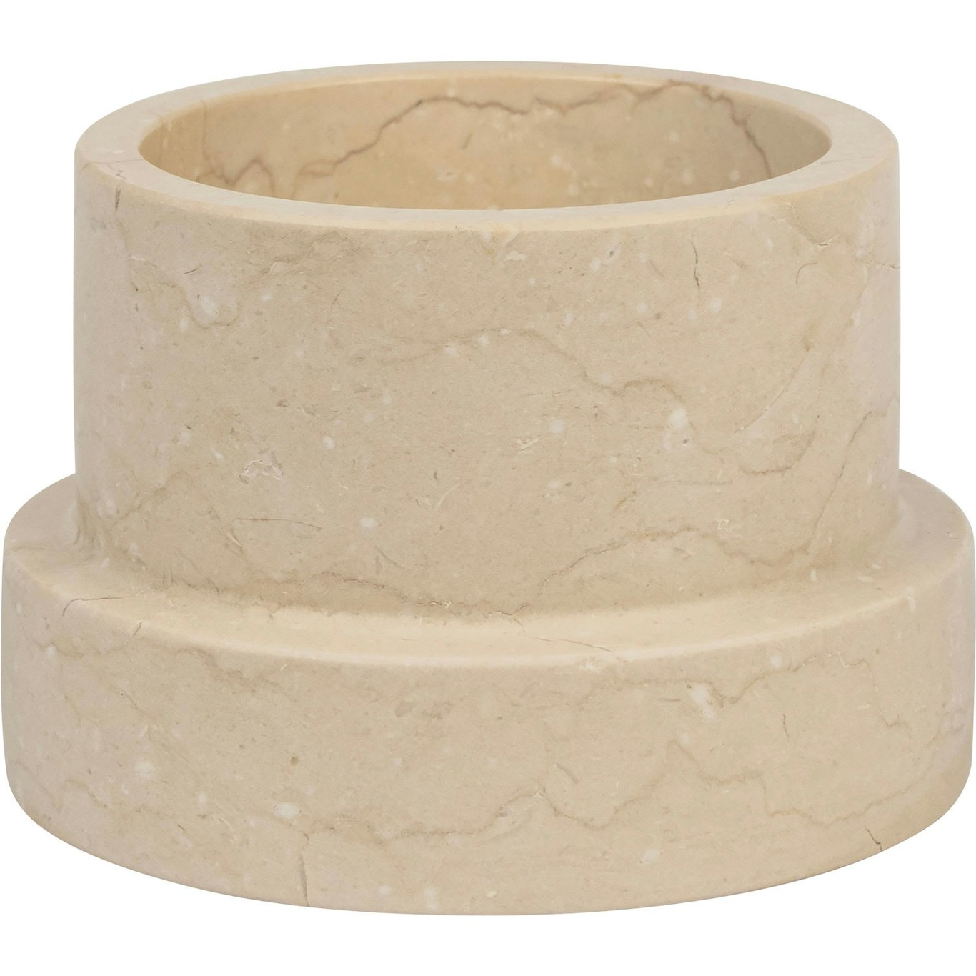 MARBLE Candle Holder High, Sand