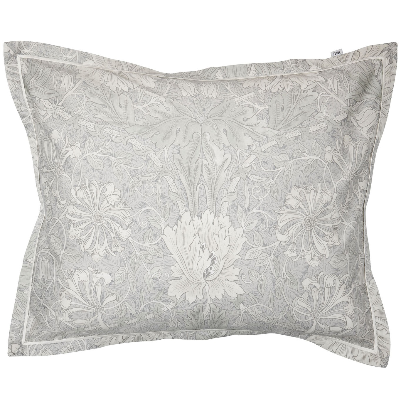Honeysuckle & Tulip Pillowcase Grey, 50x70 cm