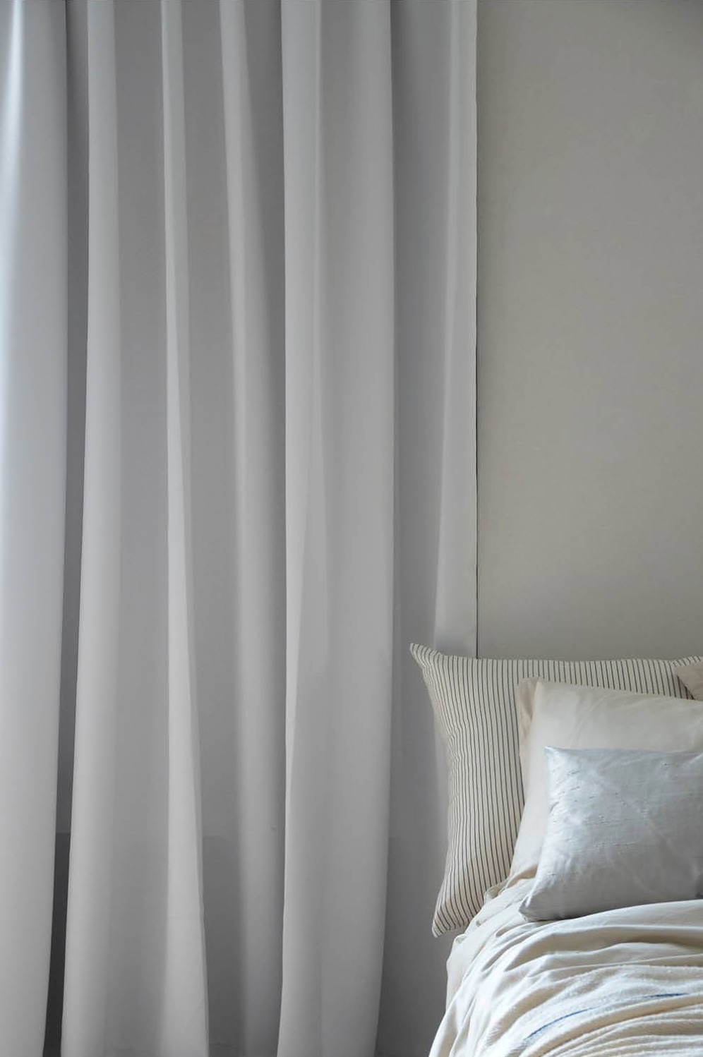 Hotel Blackout Curtain Double Width 290x270 cm, Pearl White