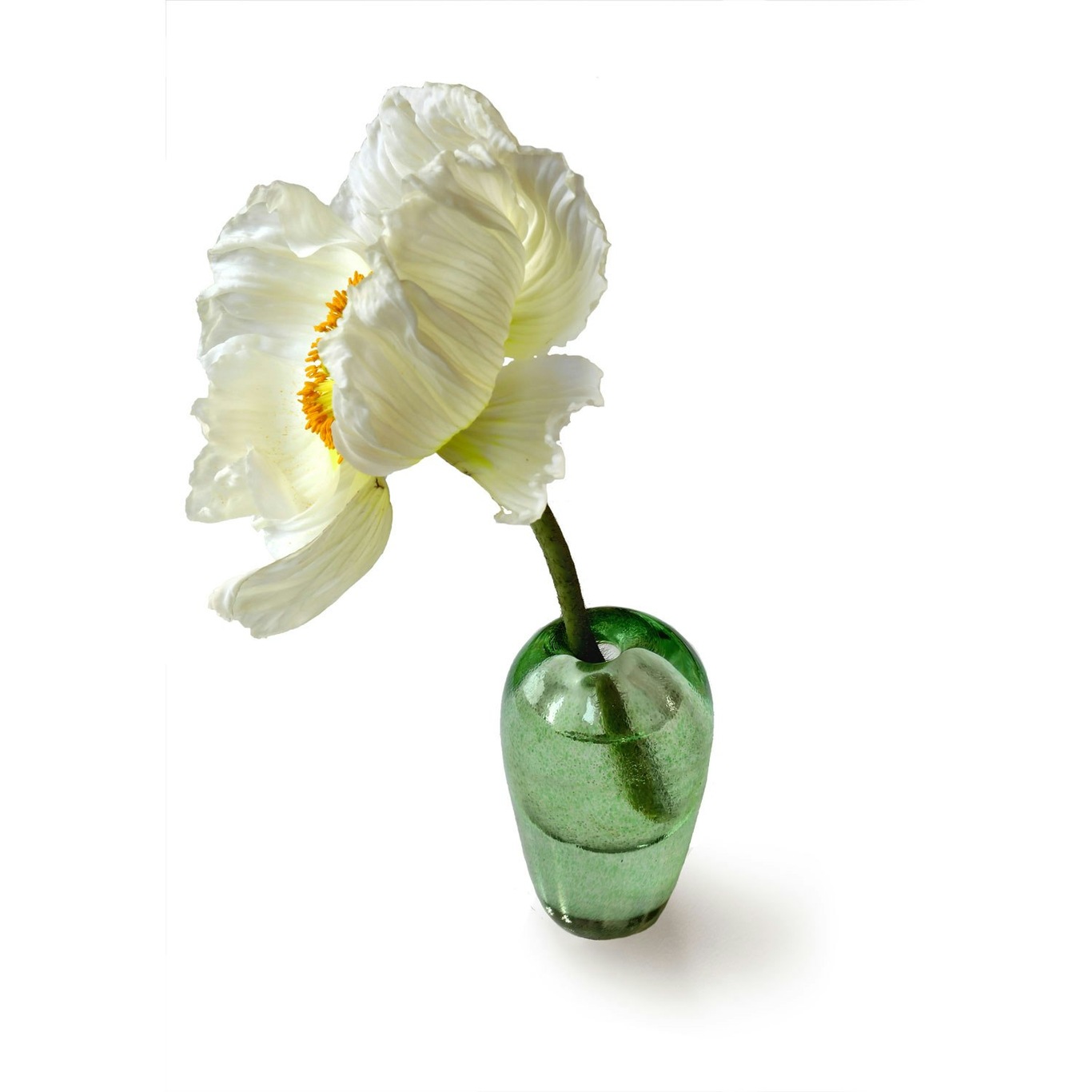 Liv Vase Mouth-blown Glass, Green