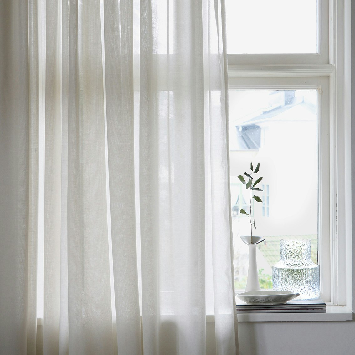 Lyx Hotellvoile Curtain 290x250 cm, Natural