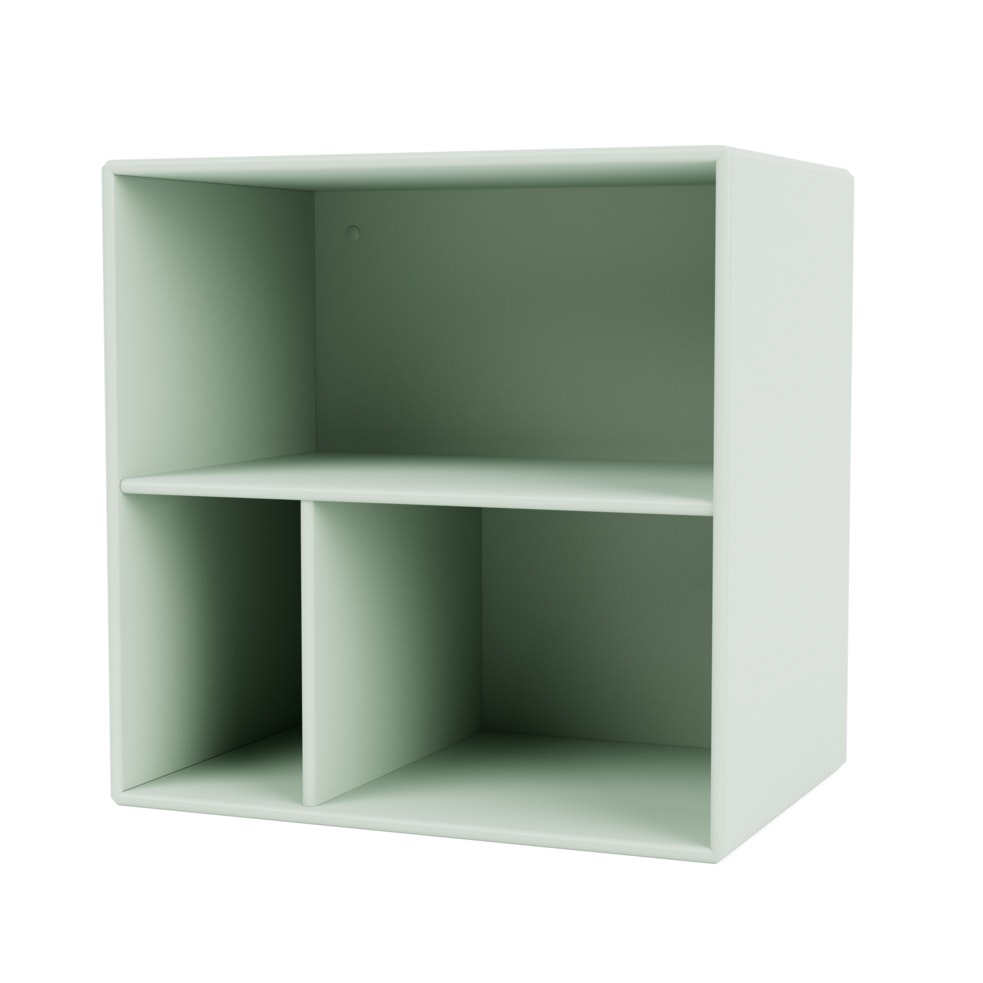Mini 1102 Shelf With Compartments, Mist Green