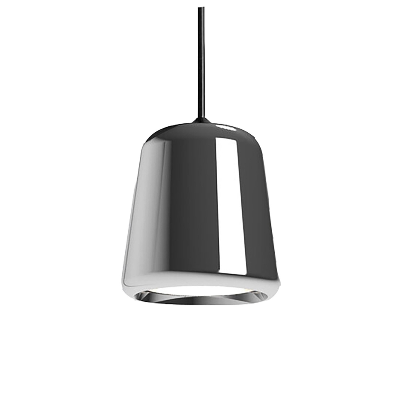 Material Pendant Lamp,  The New Edition,  Black /Stainless Steel