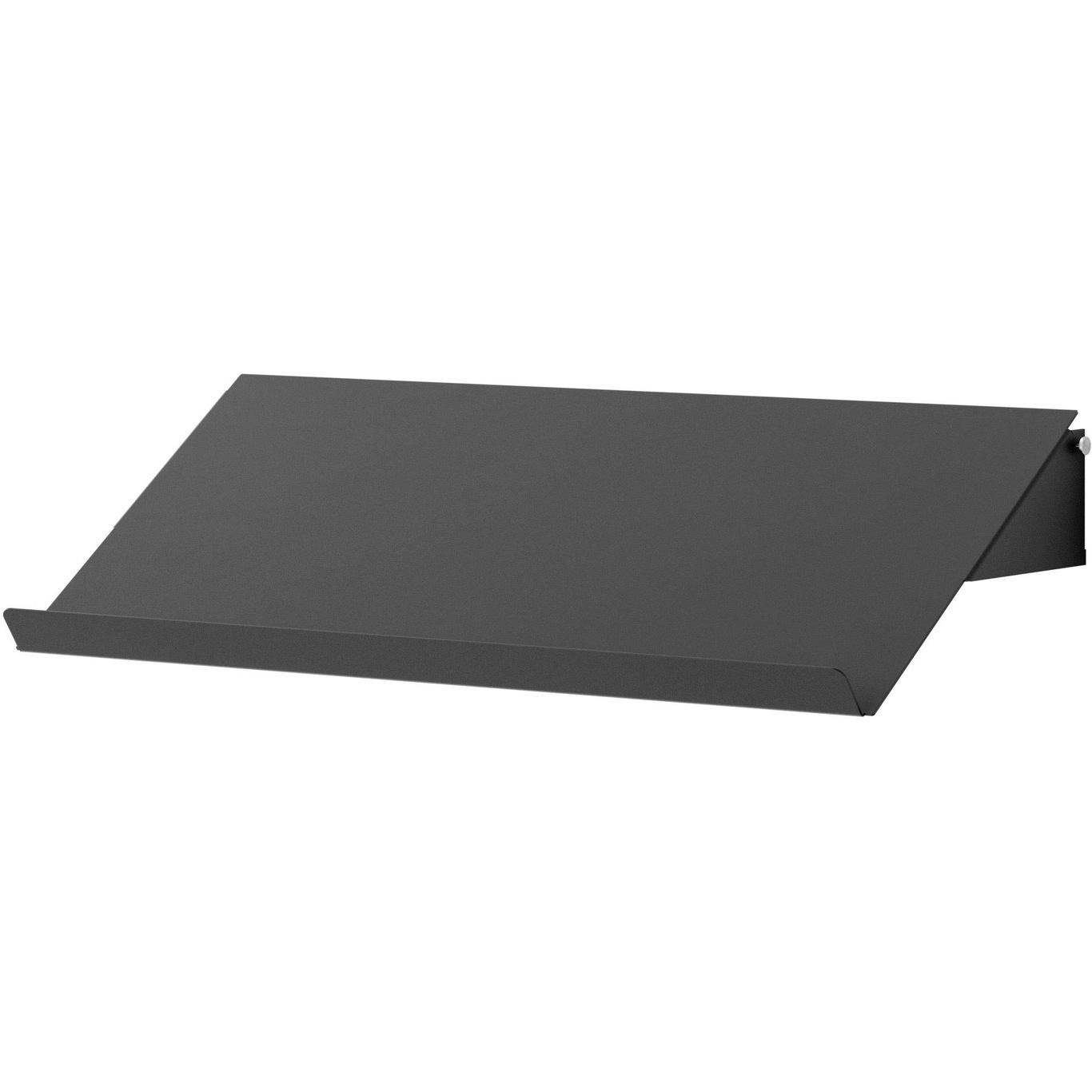 Shelf Slanted 35x80 cm, Black
