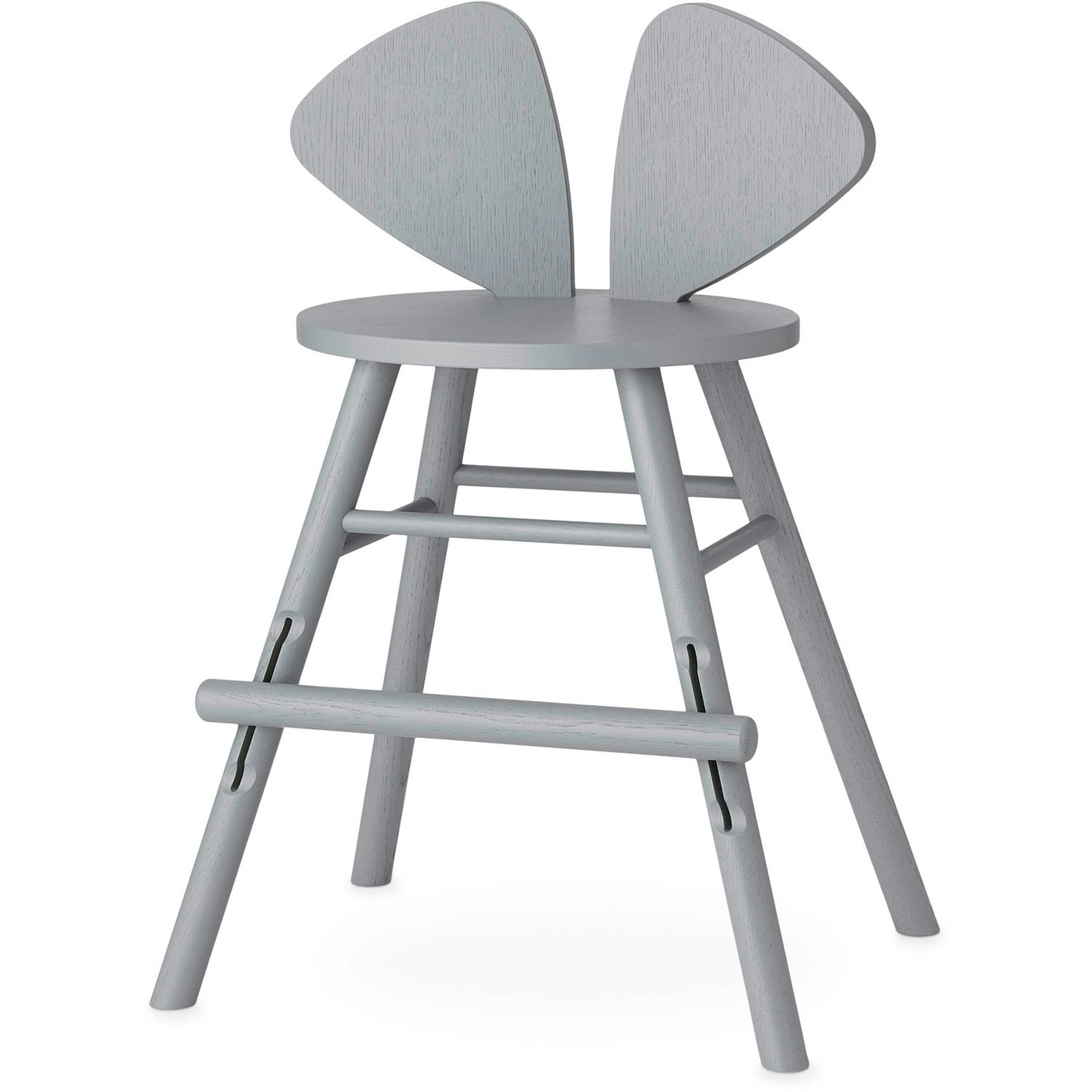 Mouse Junior Child Chair (3-9 years), Grey Ash