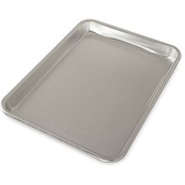 KitchenCraft KC2BK23 Large Baking Tray with Non Stick Coating, 38 x 30.5  cm, Silver