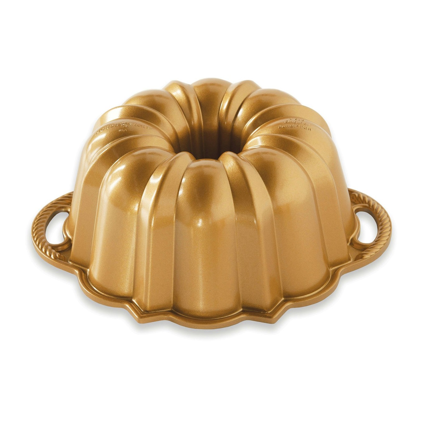 Nordic Ware Classic Fluted Loaf Pan ,Gold