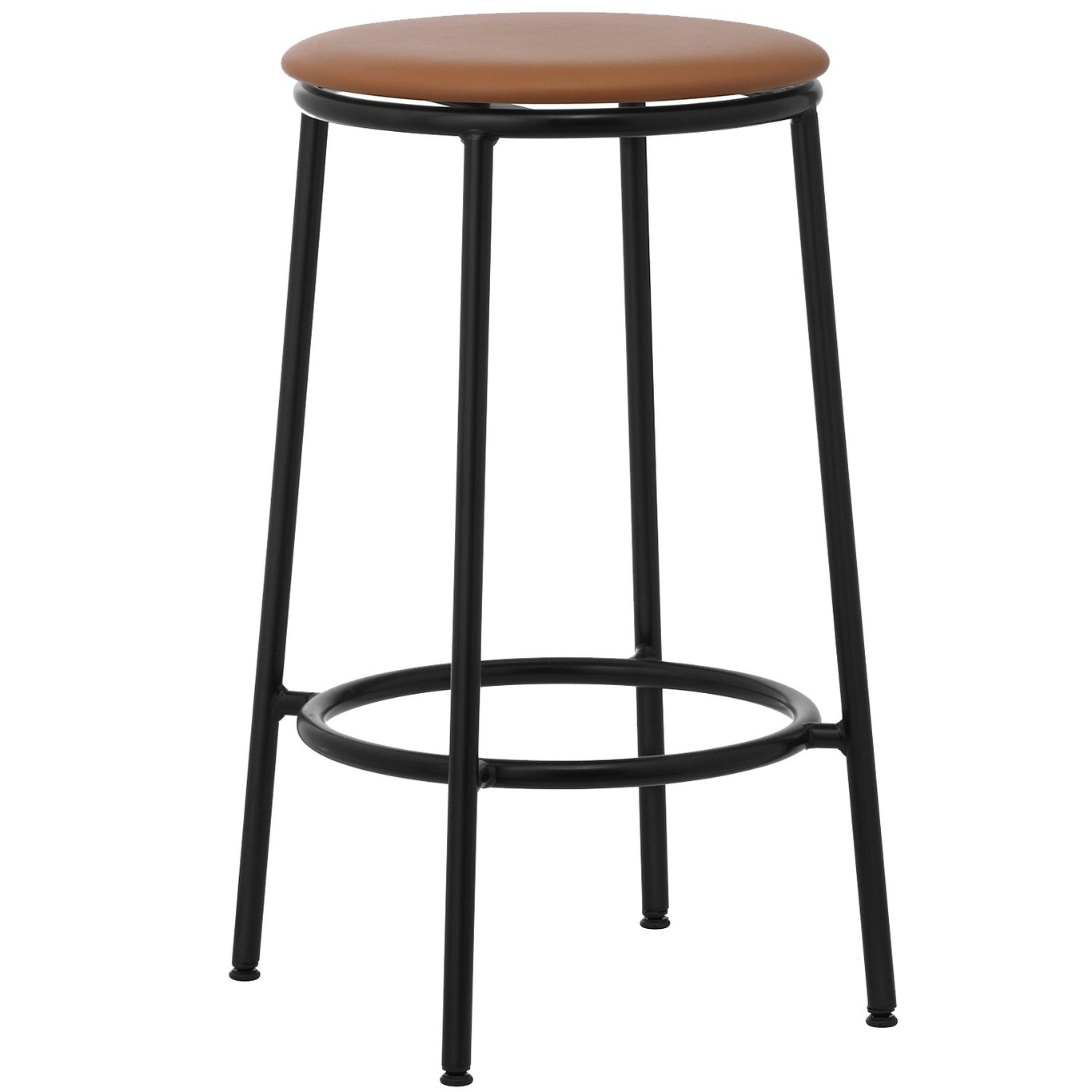 Circa Bar Stool 65 cm, Brown Leather / Ultra leather 41574
