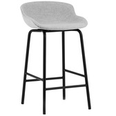 Normann Copenhagen Form Counter Stool Metal Legs Upholstered