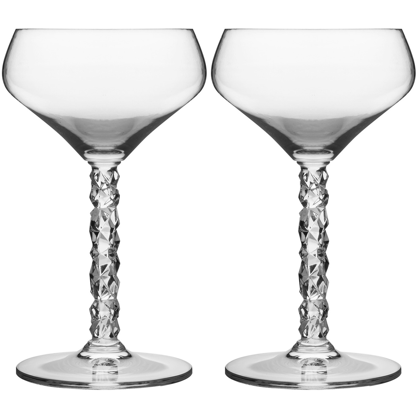 Carat Champagne Coupes 2-pack
