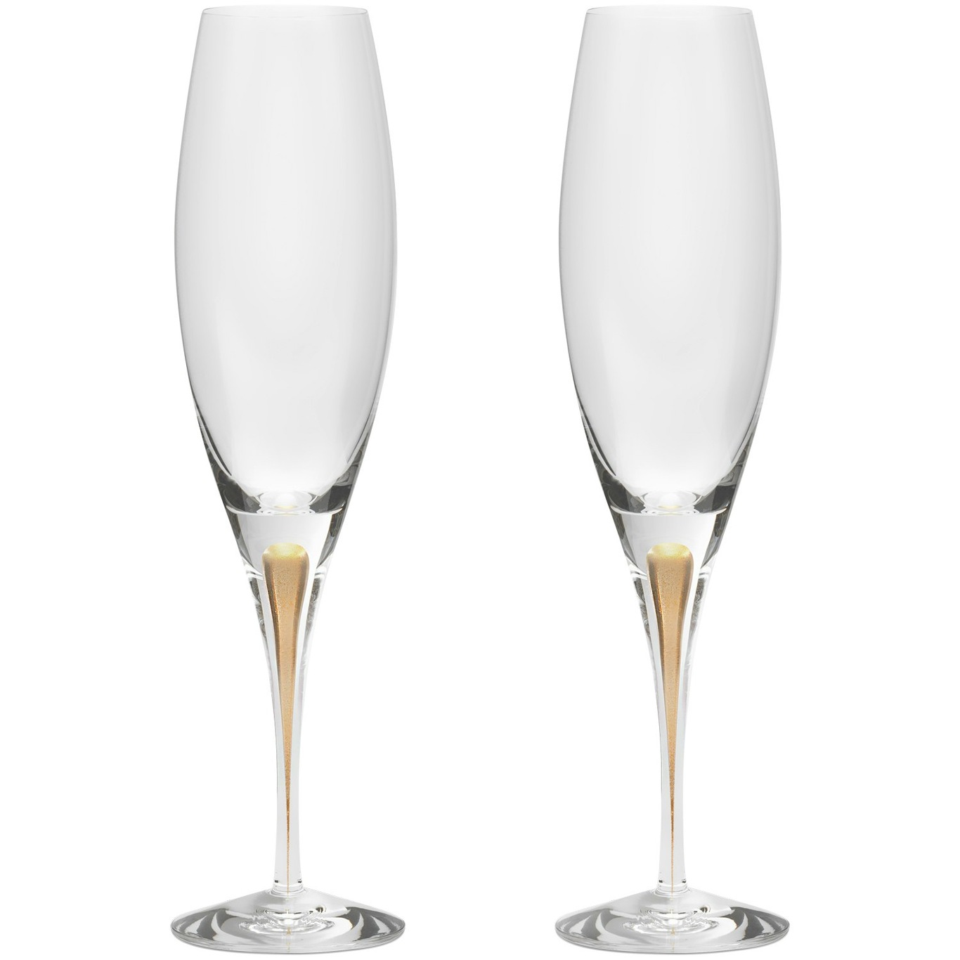 Intermezzo Champagne Glass 2-pack 26 cl, Gold
