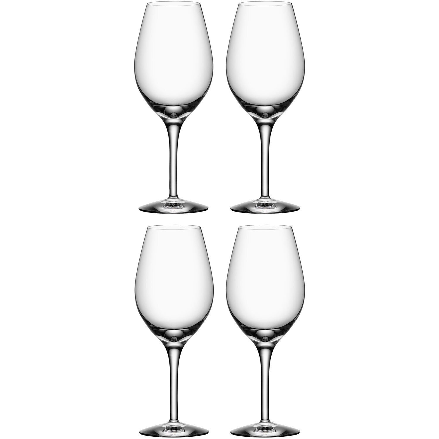 Er Moden Dræbte More Wine Glass 44 cl, 4 Pcs - Orrefors @ RoyalDesign