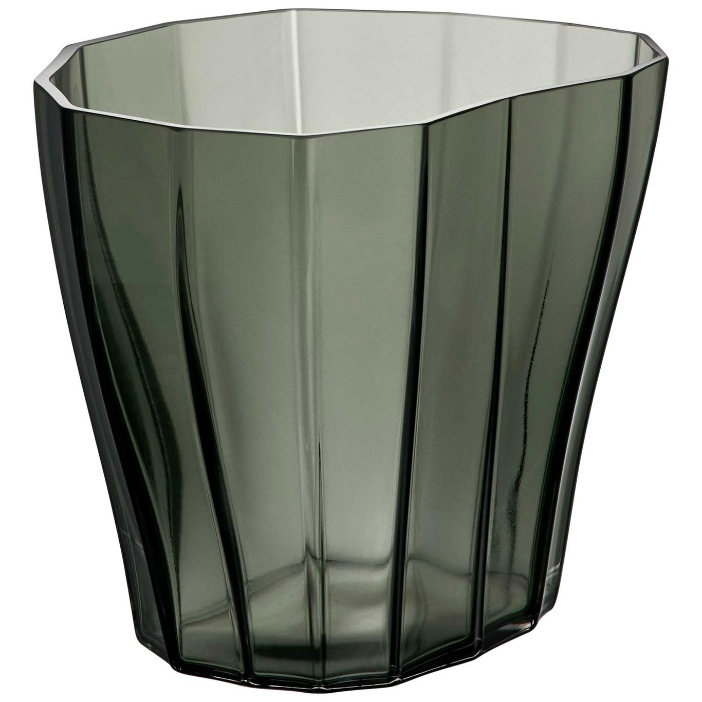 Reed Vase 17,5 cm, Green