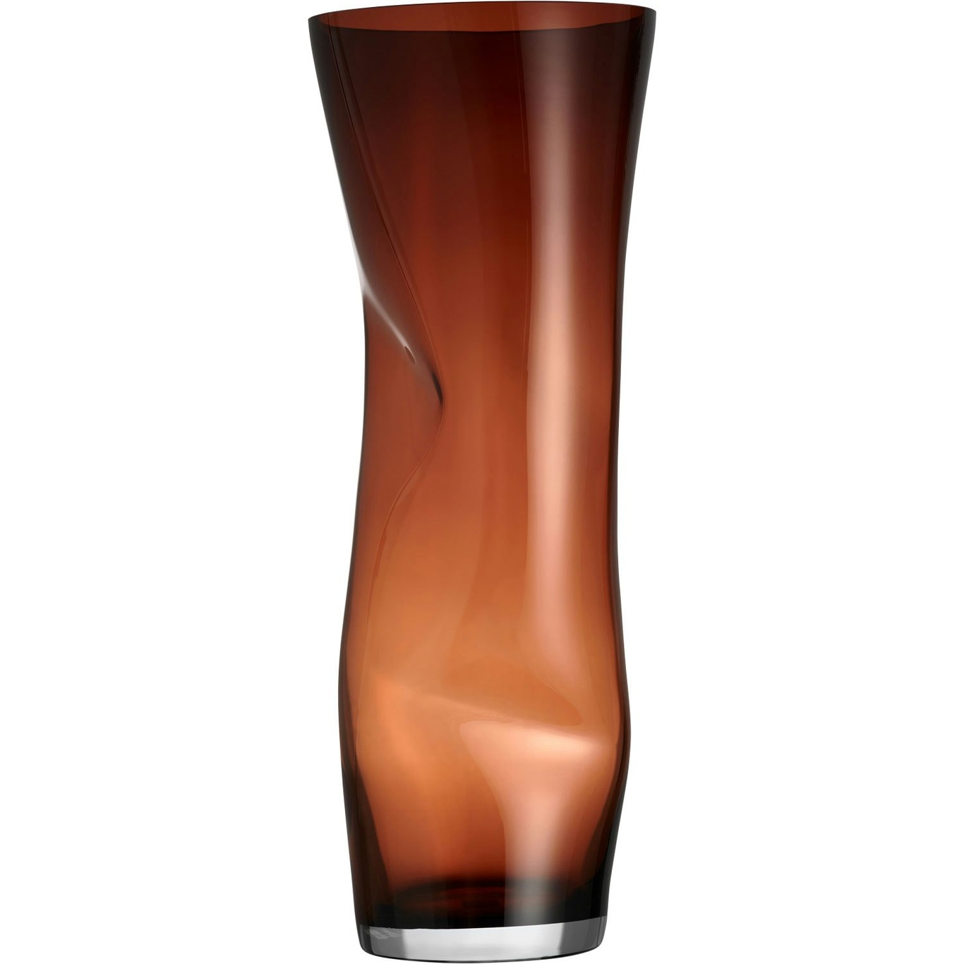 Squeeze Vase 50 cm, Sunset Brown