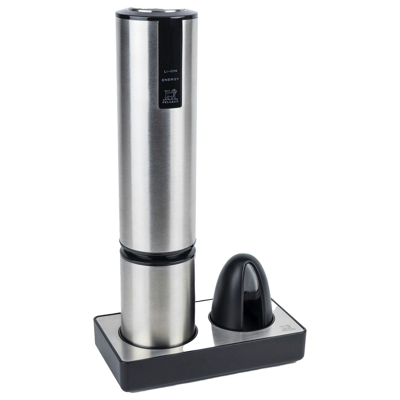 Elis sense U'select electric salt and pepper mills in stainless