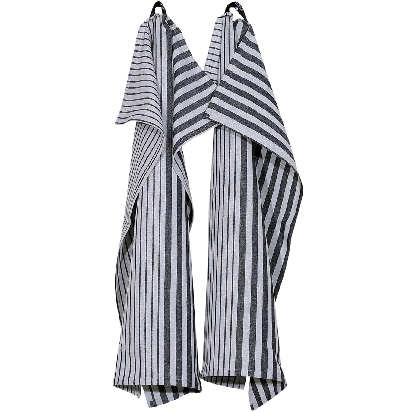 Viktor Kitchen Towel 50x70 cm 2-pack, Black/Grey