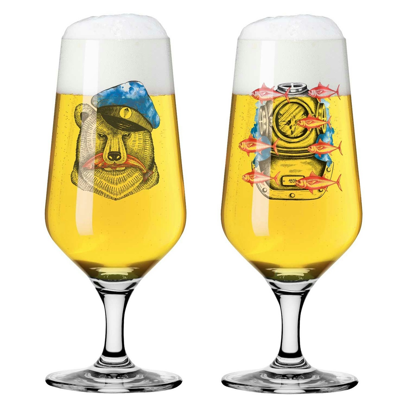 Brauchzeit Beer Glass 37 cl 2-pack, #9 & 10