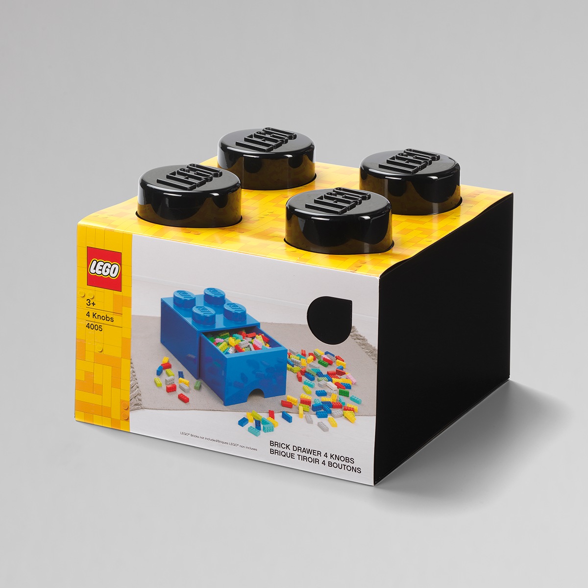 Lego Storage Drawer 4 - Dark Grey