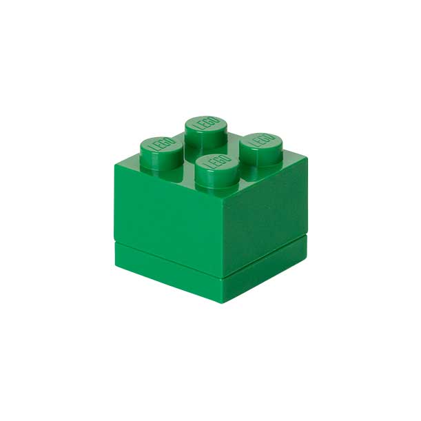 LEGO Storage MINI Snackbox 4 HELLGRÜN perfeckt in Brotdose Schule Lunchbox GREEN 