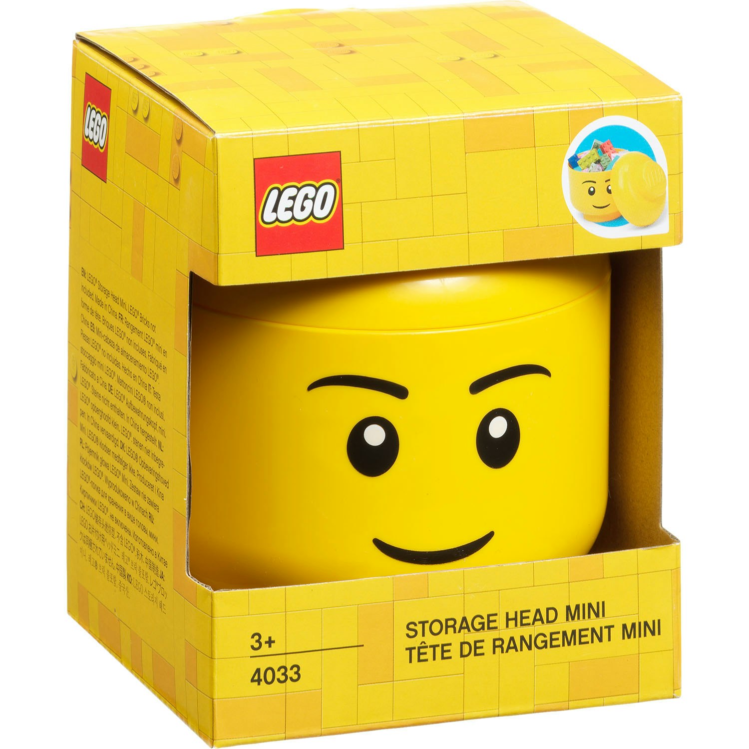 LEGO® Storage Box Head Mini, Boy - Room Copenhagen @ RoyalDesign