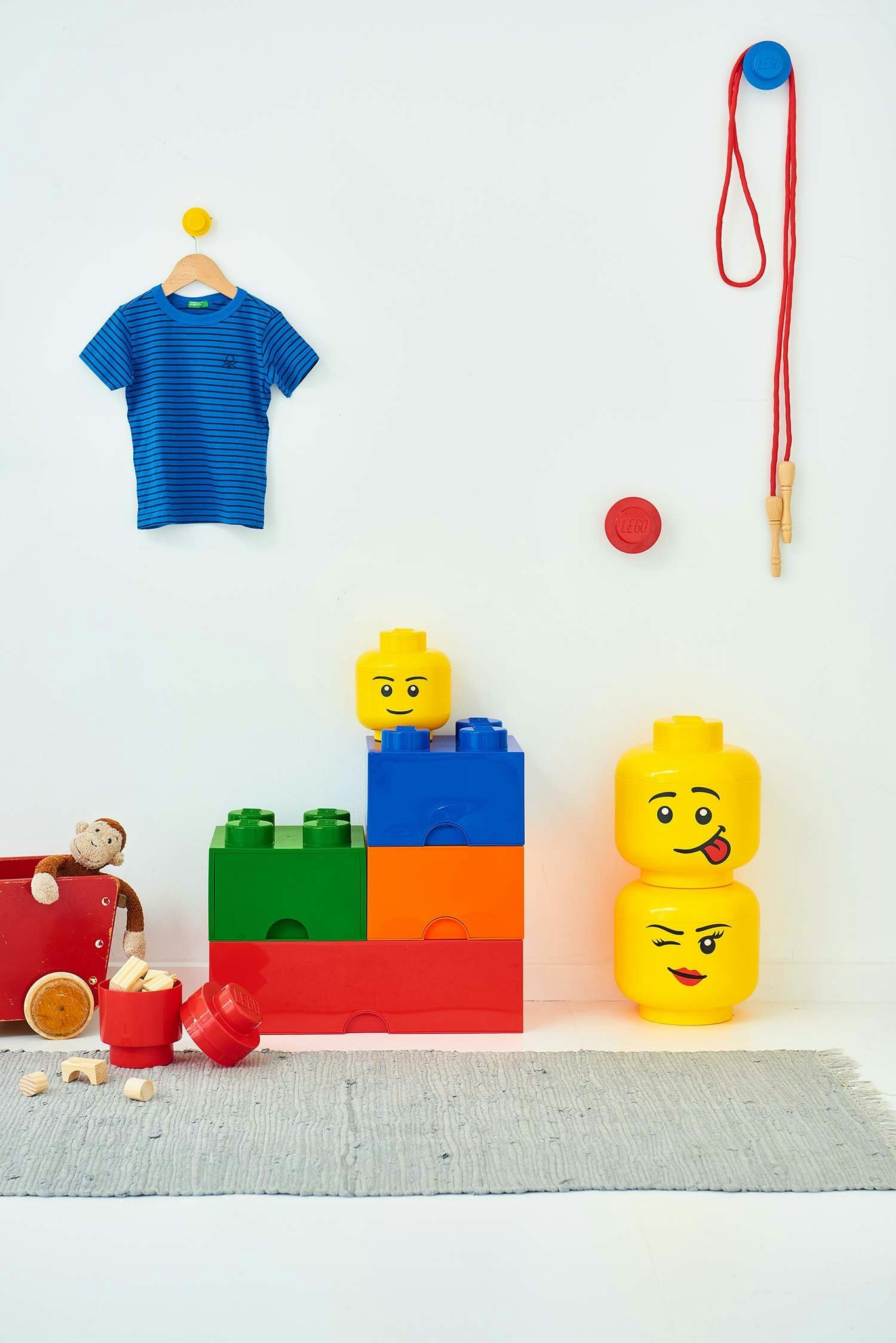 Lego Storage Head Mini, Boy
