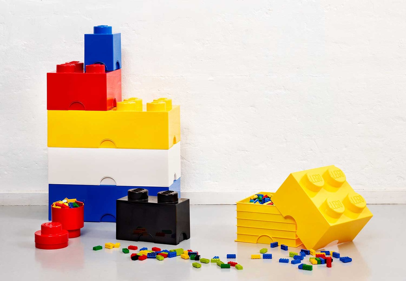 Lego Storage Brick 1, Blue - Room Copenhagen @ RoyalDesign