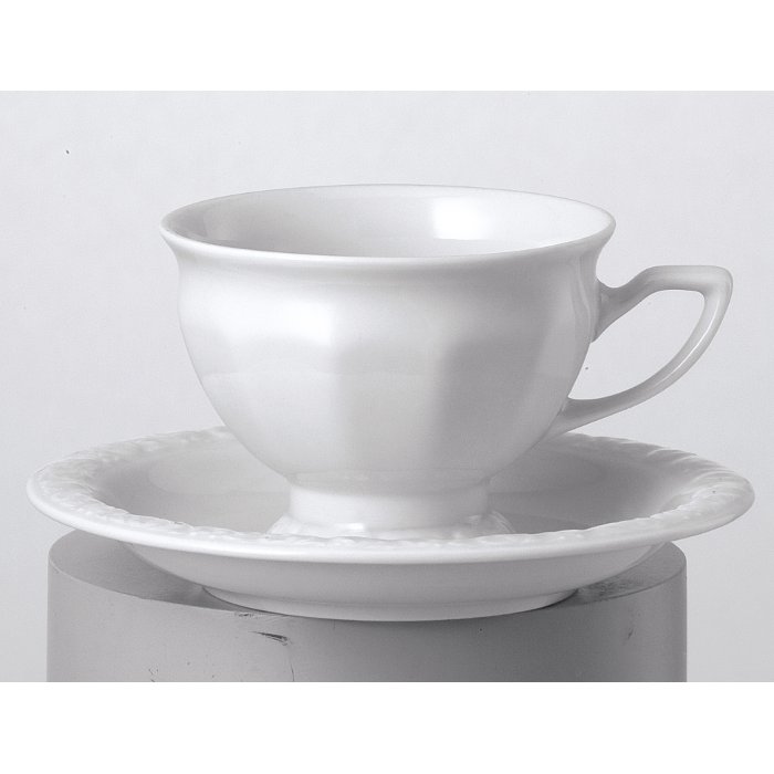 Maria Cup & saucer, White