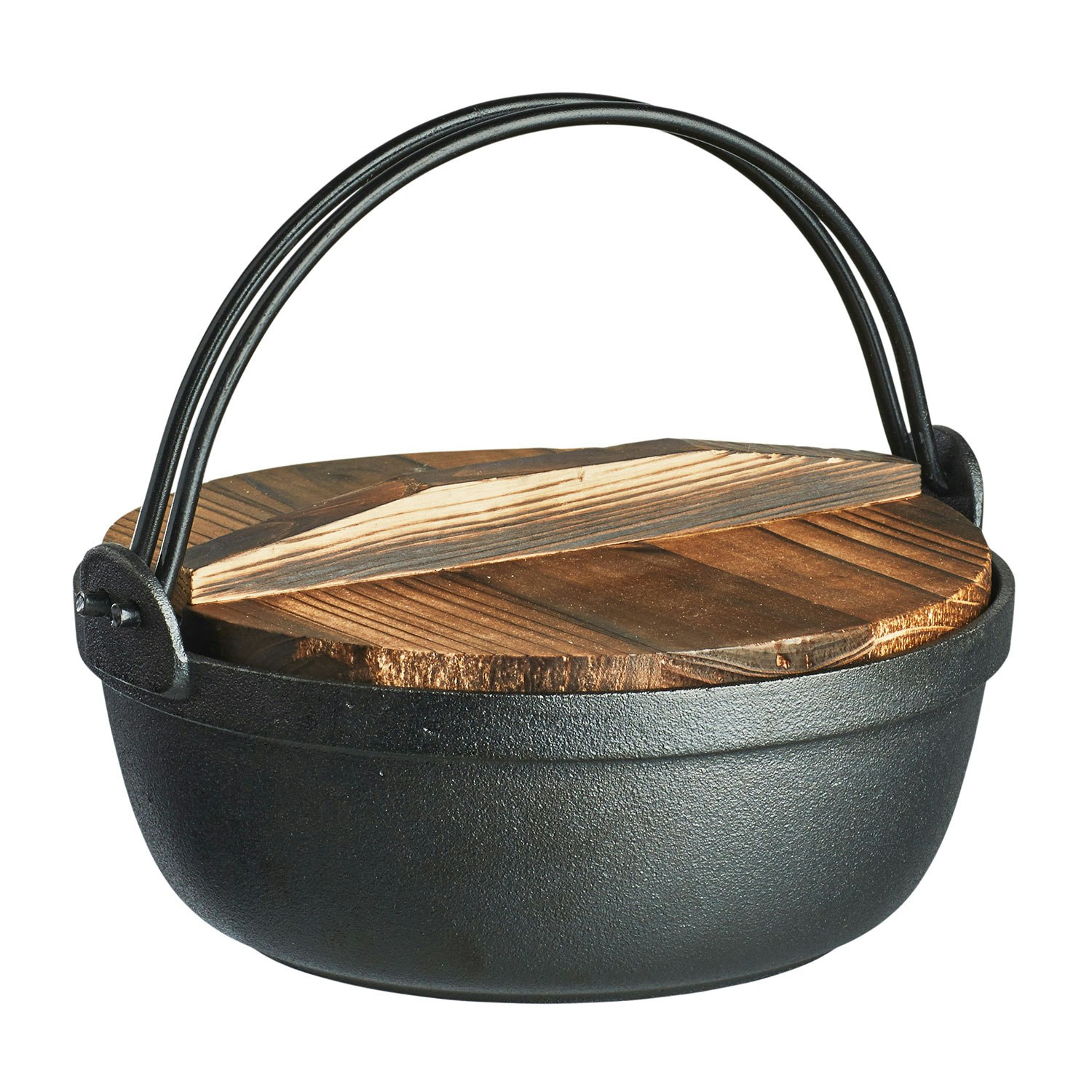 Seasoned Iron Fry Pan with Wooden Handle - Essential Traditions by Kayal