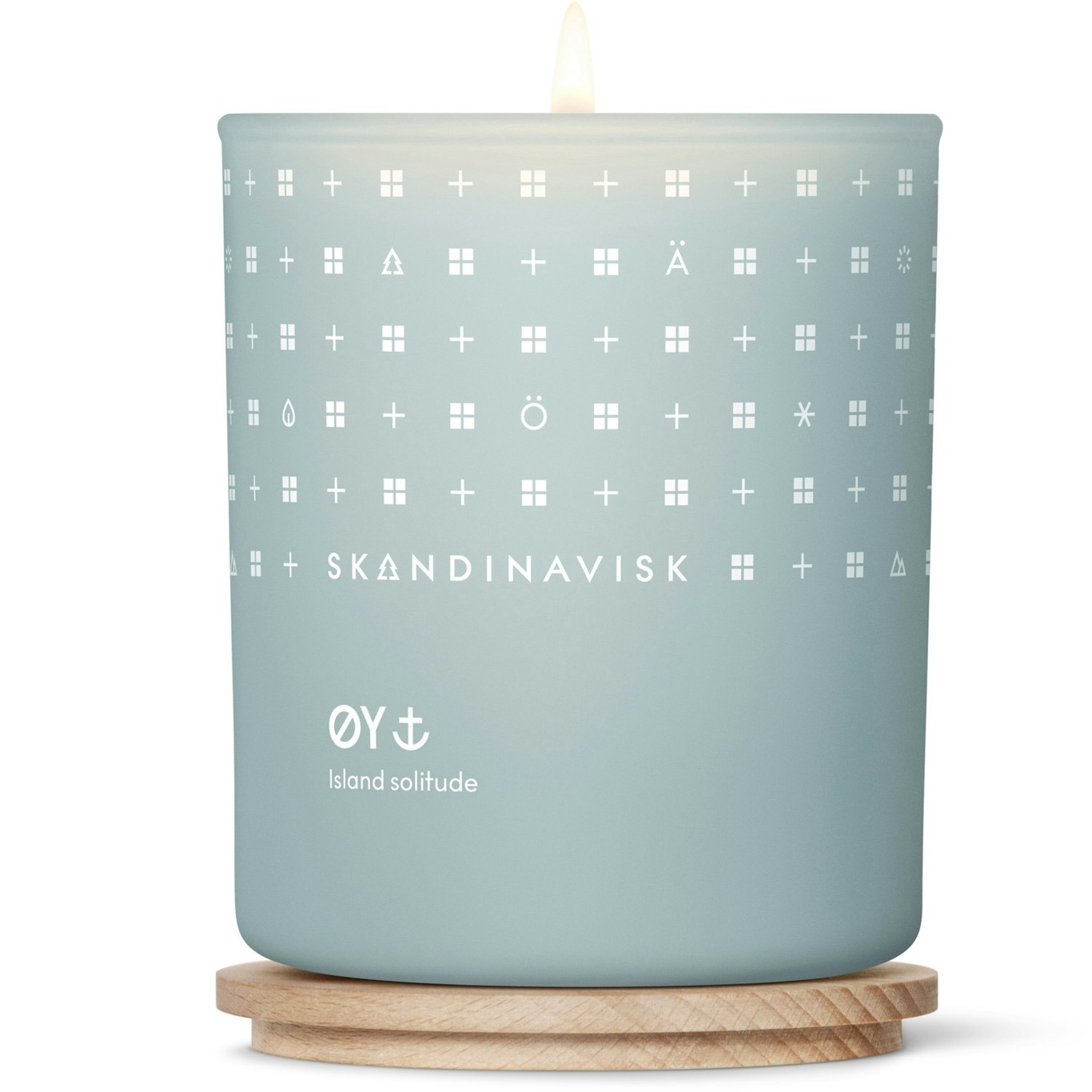 ØY Scented Candle With Lid, Light Blue L