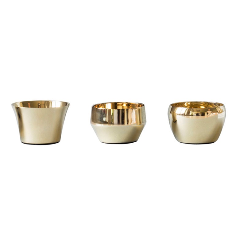 Kin Candle Holders 3-pack, Brass