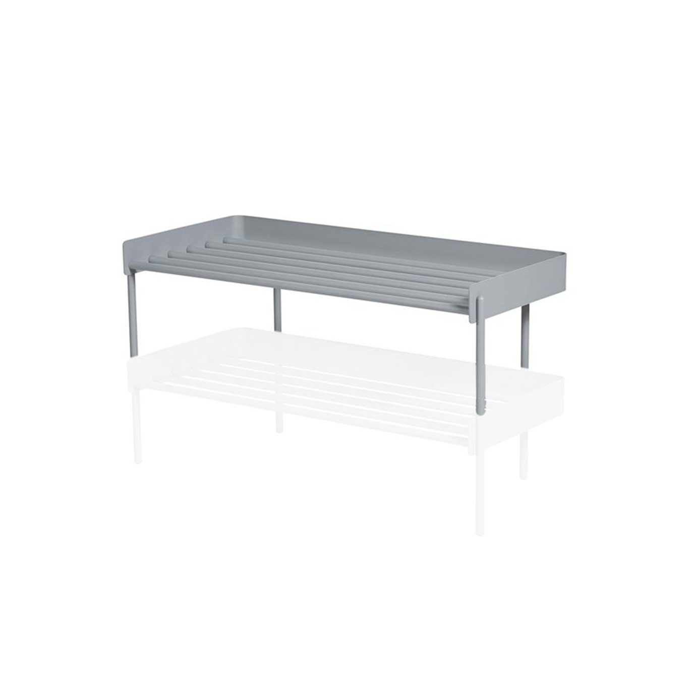 Alfred Shoe Rack Extension Section, Light Grey - SMD Design @ RoyalDesign