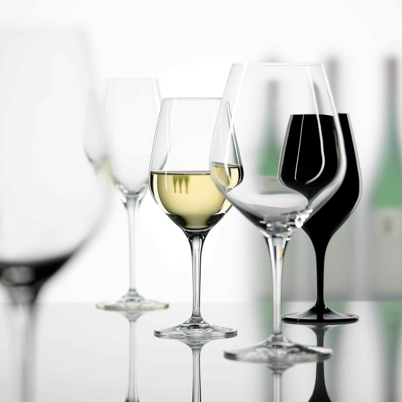 Lit Up Wine Glasses ~ Set of 4