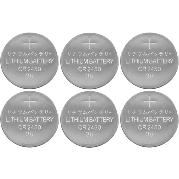 Star Trading CR2450 Batteries 6-Pack - Other Lamp Accessories Silver - 066-68