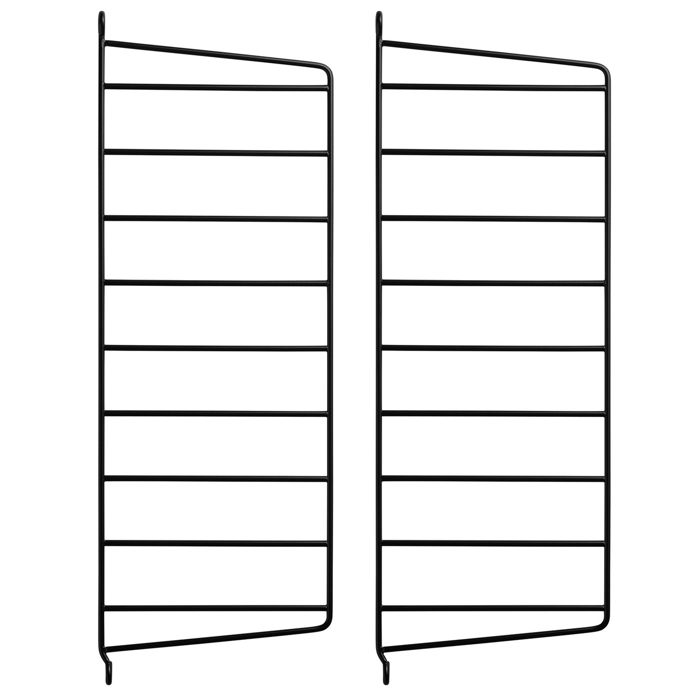 String Panels 20x50 cm 2-pack, Black