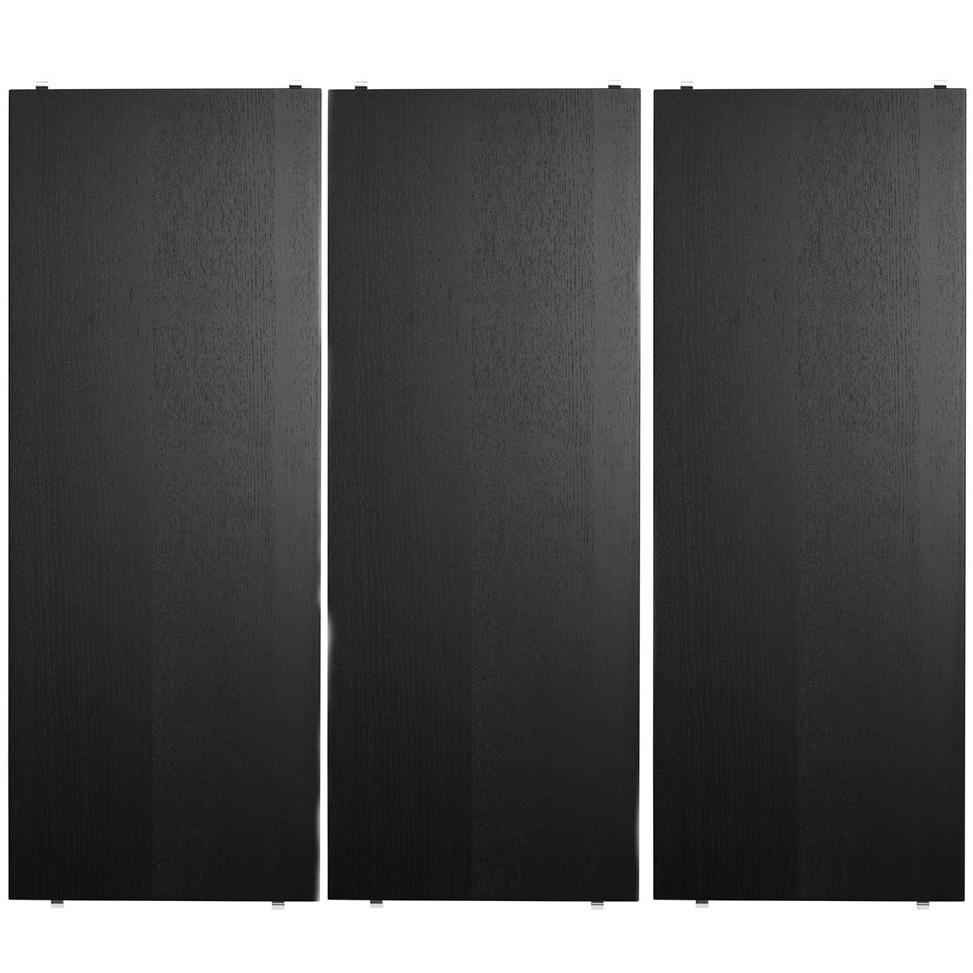 String Shelves 3-pack 78x30 cm, Black Ash