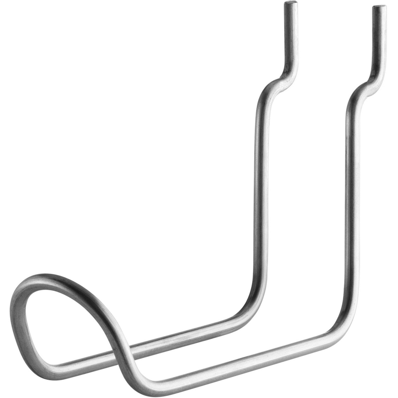 String Vertical Hook Double Stainless, 2-pack