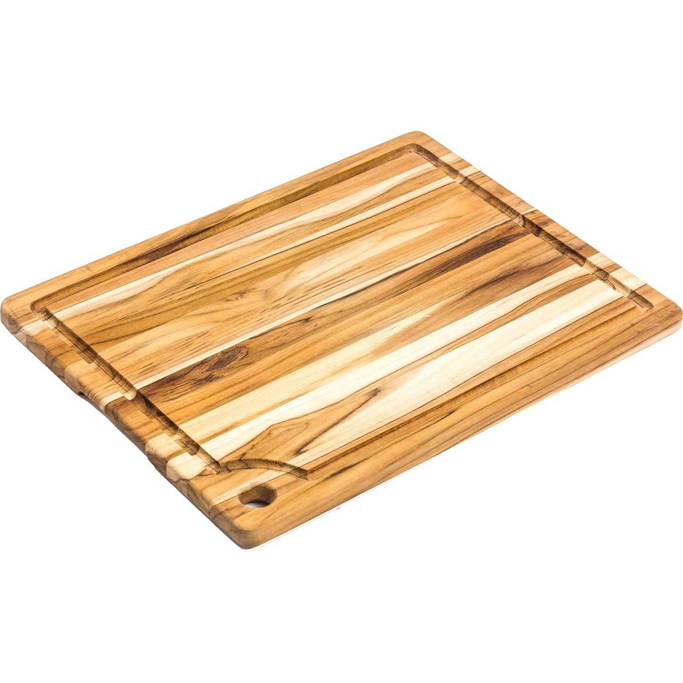 This Beautiful Wooden Corner Cutting Board Attaches Securely To