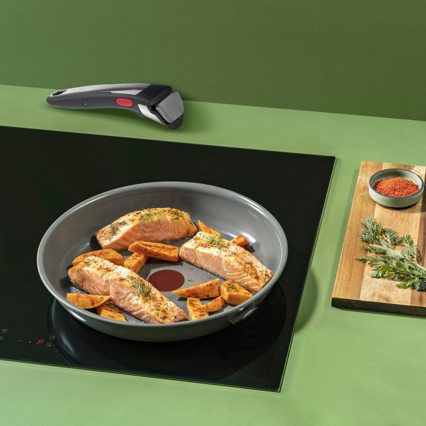 Tefal Ingenio Easy-On Cookware Set with Non-Stick Surface and Heat